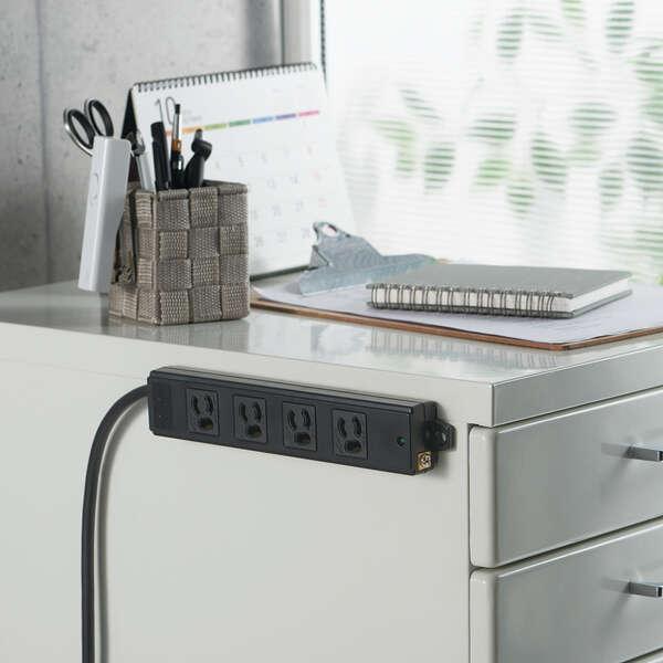 ELECOM（エレコム） 工事用 電源タップ コンセント 延長コード 3ピン4