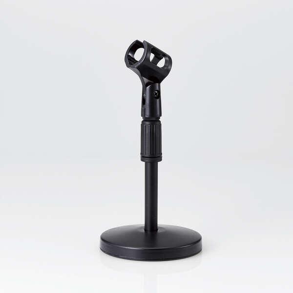 マイクスタンドほぼ傷なし ELECOM（エレコム） マイクスタンド ずっしりとした土台で安定感がある