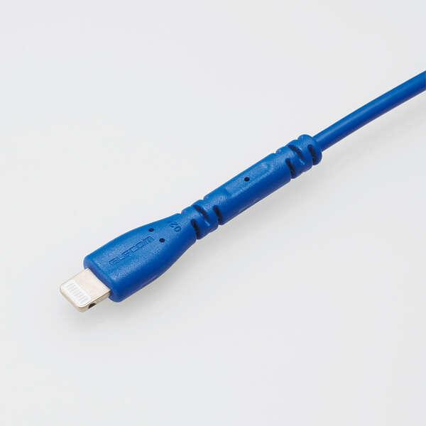 エレコム USB Type-Aケーブル - Lightning 小さなお子様が握りやすい・抜きやすいUSBケーブル ブルー┃MPA-UALPSE10BU｜elecom｜05