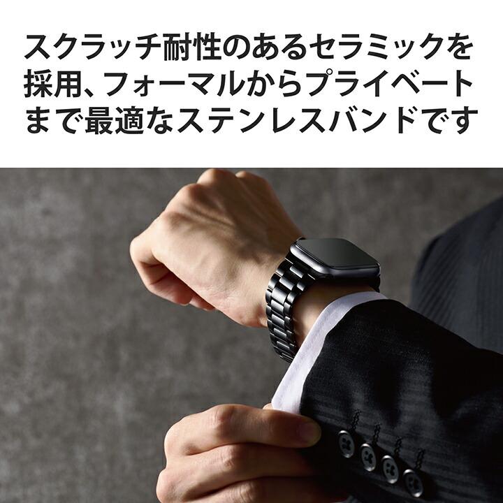 ELECOM エレコム Apple Watch 45 44 42 mm用 セラミックバンド ELECOM エレコム Apple Watch 45 44 42 mm用 セラミックバンド