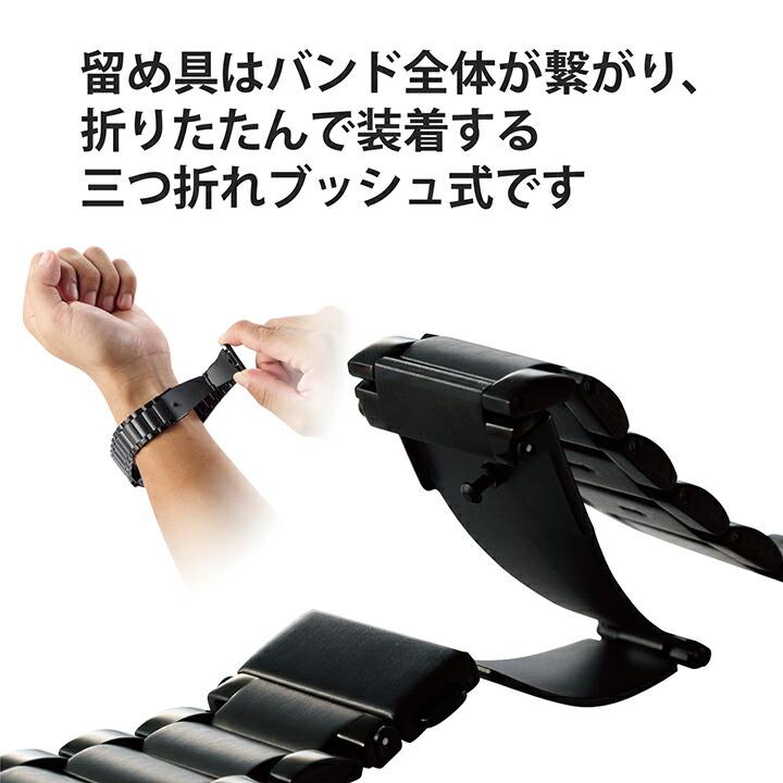 ELECOM（エレコム） Apple Watch 45 44 42 mm用 プレミアムステンレス
