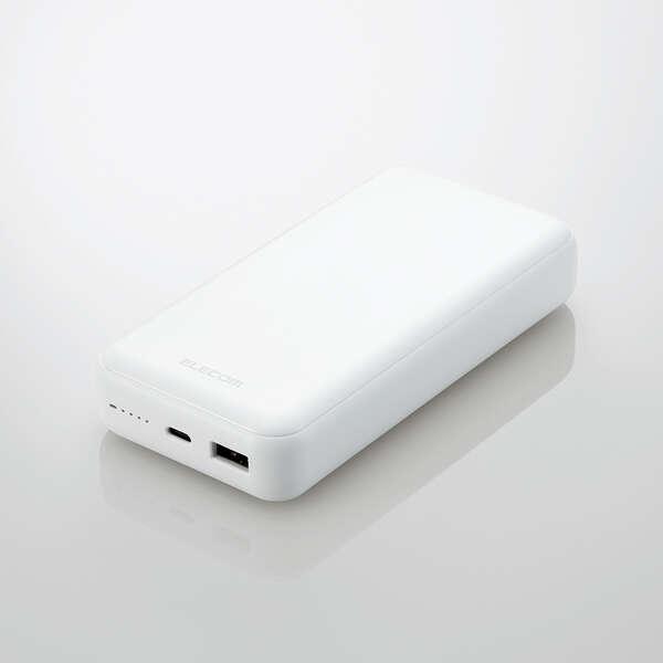 ELECOM（エレコム） モバイルバッテリー 20000mAh 災害用 防災 ポートC