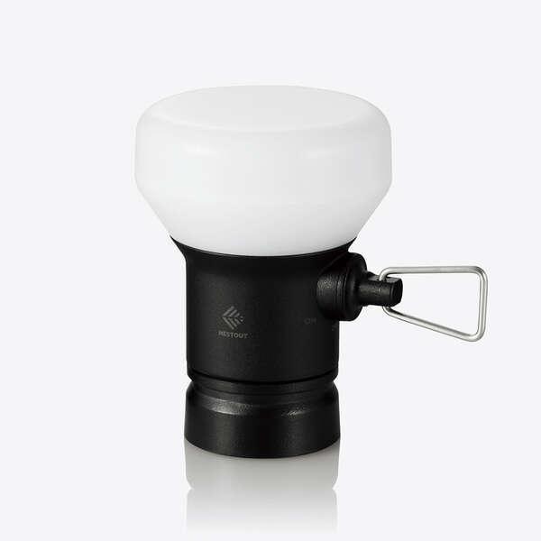 エレコム NESTOUT LAMP-1 ブラック ELECOM（エレコム） LEDランタン NESTOUT LAMP-1 MAX350lm LED