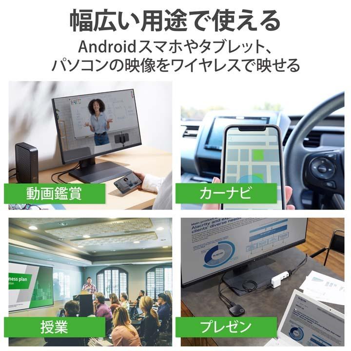 ELECOM（エレコム） Miracast レシーバー アクセスポイント 接続対応