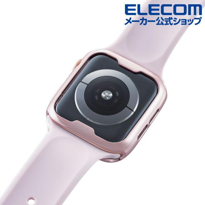 ELECOM Apple Watch 44mm用 ソフトバンパー アップルウォッチ 44 mm 