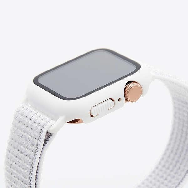 Apple Watch 40mm 用 フルカバーケース ファブリックバンド 一体型 アップルウォッチ 40 ホワイト┃AW-20SBCFBWH アウトレット エレコム わけあり 在庫処分｜elecom｜05