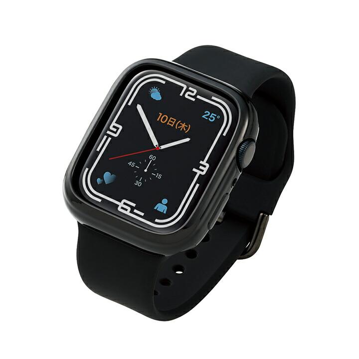 ELECOM（エレコム） Apple Watch 45mm用 ソフトバンパー アップル 