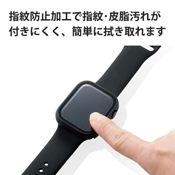 ELECOM（エレコム） Apple Watch series7 45mm 用 フルカバーケース 