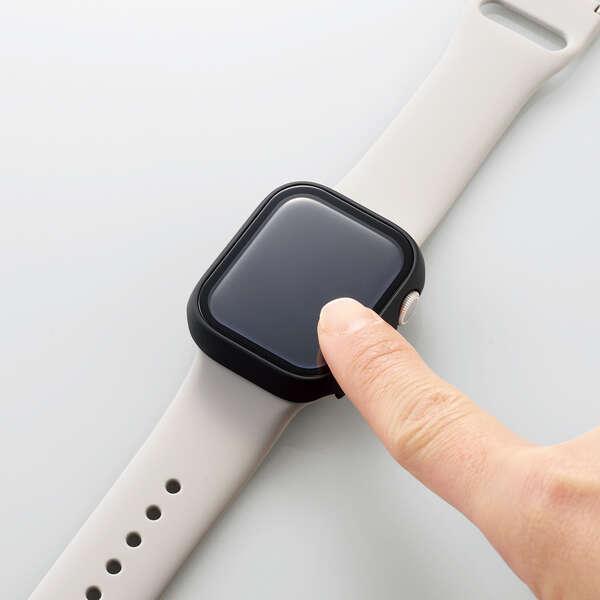 ELECOM Apple Watch series7 41mm 用 ケース 高透明 アップルウォッチ7 