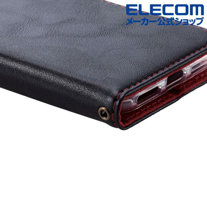 iPhone SE (第2世代) ブラック ELECOMケース付き ELECOM（エレコム） iPhone SE 第3世代 / 第2世代 ソフトレザーケース