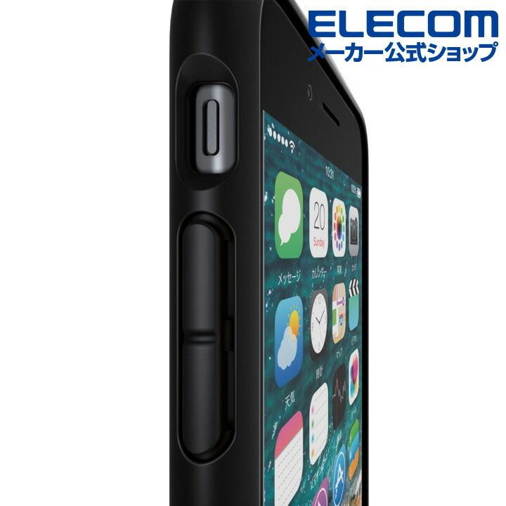iPhone SE (第2世代) ブラック ELECOMケース付き ELECOM（エレコム） iPhone SE 第3世代 / 第2世代 ハイブリッドケース