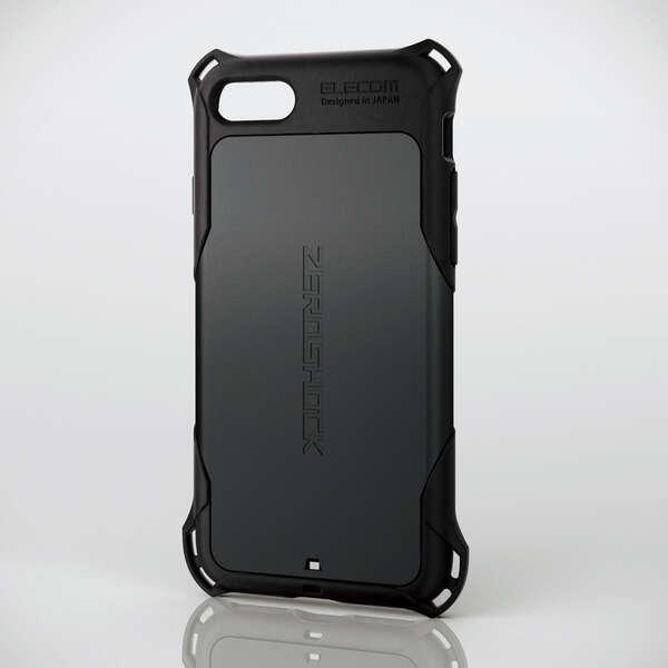 iPhone SE 第2世代　64GB + ZEROSHOCKケース ブラック ELECOM エレコム iPhone SE 第3世代 / 第2世代 ハイブリッド