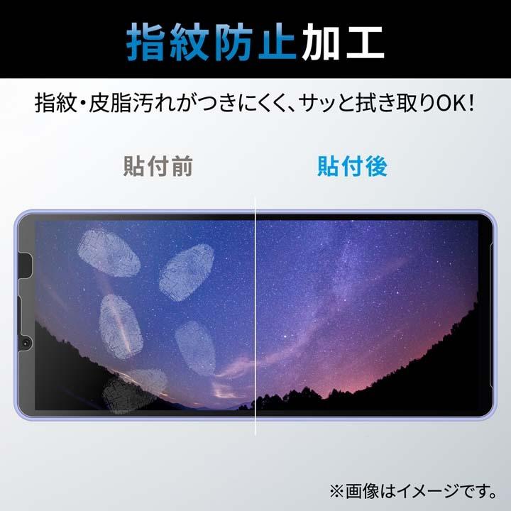 Xperia 10 IV ( SO-52C / SOG07 ) 用 フルカバーフィルム 衝撃吸収 反射防止 指紋防止 フルカバー┃PM-X222FLFPRN アウトレット エレコム わけあり 在庫処分｜elecom｜07