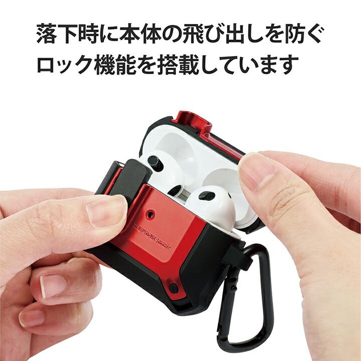 ELECOM（エレコム） AirPods 第3世代対応 用 ZEROSHOCK Lockケース
