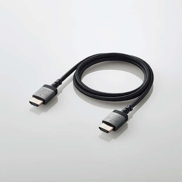 エレコム HDMIケーブル Premium HDMI ケーブル アルミコネクタ スリムタイプ ナイロンメッシュケーブル 1.0m ブラック┃DH-HDP14ES10SBK｜elecom｜04