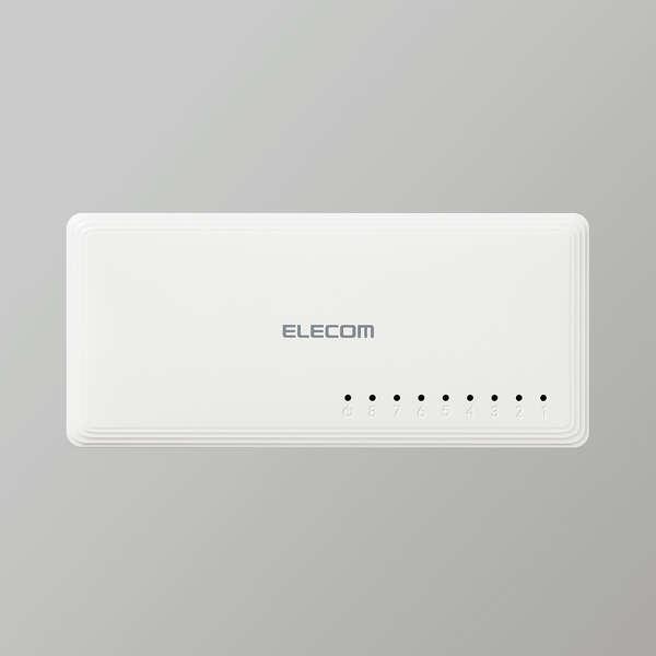 ELECOM（エレコム） スイッチングハブ Giga対応 8ポート スイッチ AC