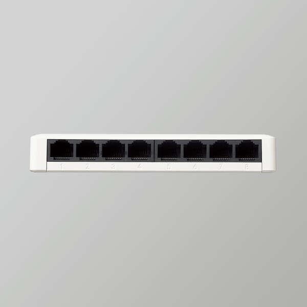 ELECOM（エレコム） スイッチングハブ Giga対応 8ポート スイッチ AC