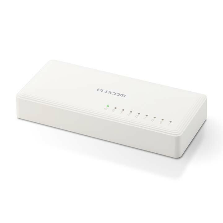 ELECOM（エレコム） スイッチングハブ Giga対応 8ポート スイッチ AC