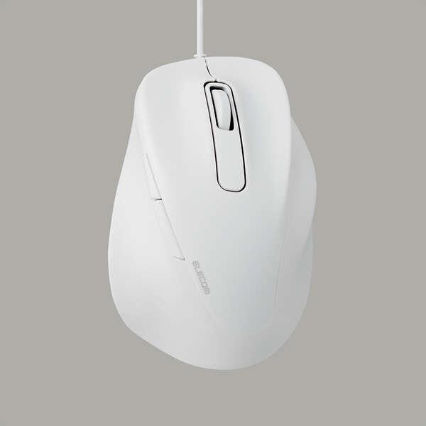 ELECOM（エレコム） 有線マウス 静音 有線 EX-G 5ボタン Lサイズ