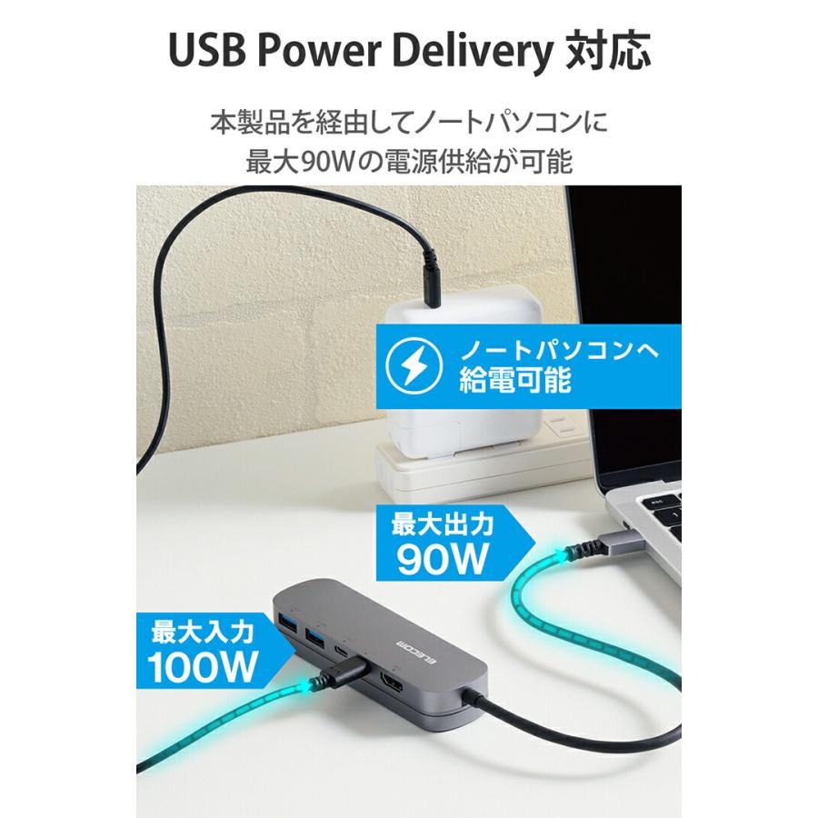 ELECOM エレコム Type-C ドッキングステーション アルミボディ ELECOM エレコム Type-C ドッキングステーション アルミボディ