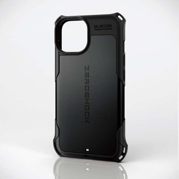 エレコム iPhone 14 用 ZEROSHOCK iPhone14 / iPhone13 6.1インチ ハイブリッド ケース カバー ゼロショック ブラック┃PM-A22AZEROBK｜elecom｜02