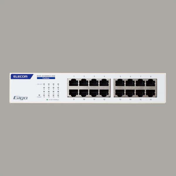 ELECOM（エレコム） Giga対応 スイッチングハブ 16ポート 金属筐体
