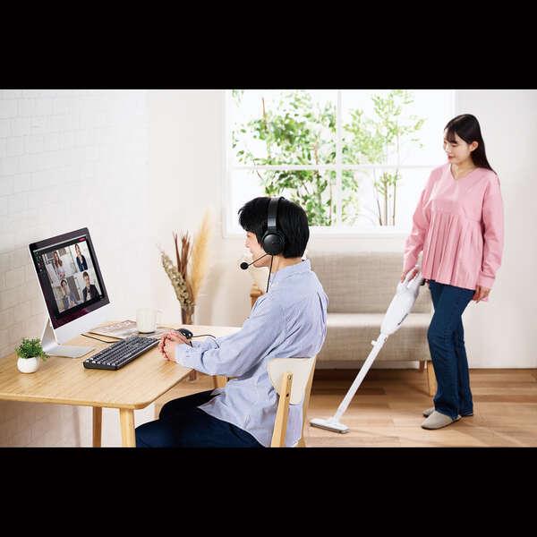 ELECOM（エレコム） 有線ヘッドセット 大型 両耳 ノイズリダクション