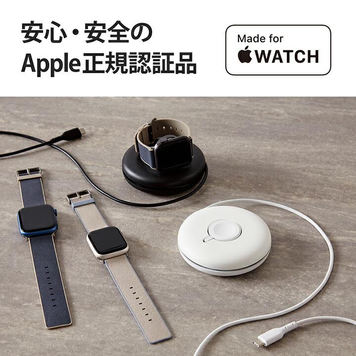ELECOM エレコム Apple Watch磁気充電ケーブル 高速充電対応 スタンド 