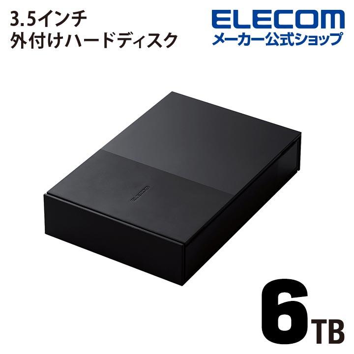 エレコム 外付けHDD TV向け ハードディスク 6.0TB 外付け HDD Desktop 