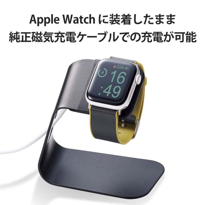 Apple Watch 41/40/38mm MINIO ハイブリッドレザーバンド スモーキーブラック×オリーブグリーン┃AW-41BDMNOBK アウトレット エレコム わけあり 在庫処分｜elecom｜12