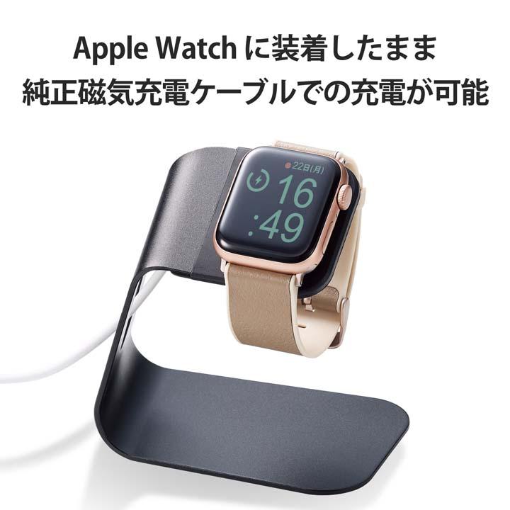 ELECOM Apple Watch 41/40/38mm 用 MINIOハイブリッドレザーバンド 