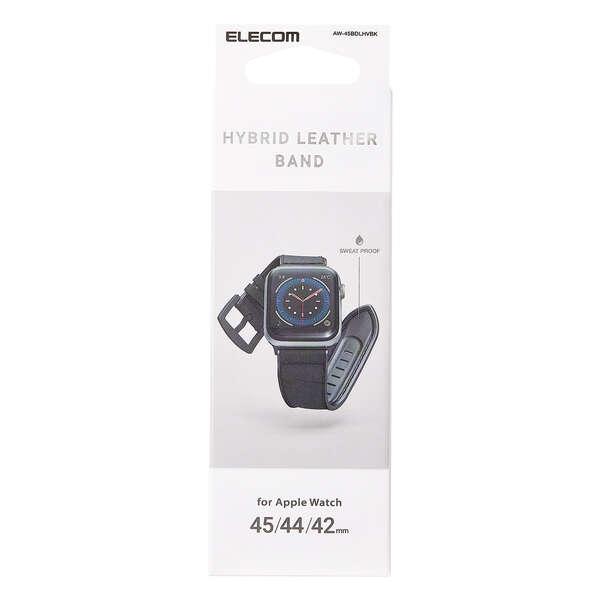 ELECOM（エレコム） Apple Watch 用 ハイブリッド ソフトレザー バンド 