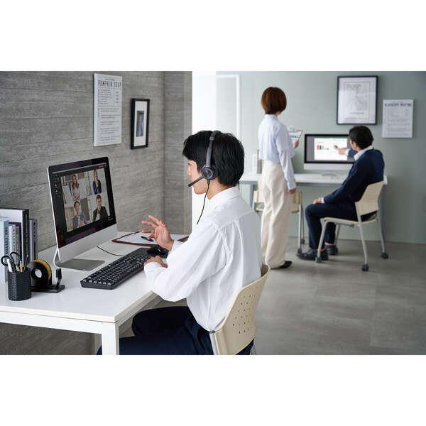 ELECOM（エレコム） Bluetooth 対応 ヘッドセット ノイズリダクション