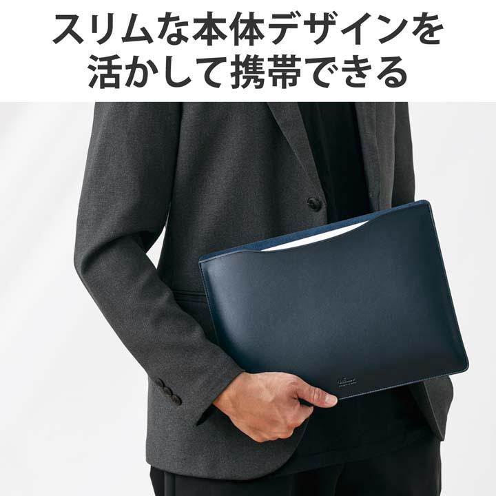 ELECOM（エレコム） MacBook 用 レザースリーブケース 13インチ ノート