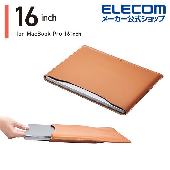 ELECOM エレコム MacBook 用 レザースリーブケース 15インチ マック 