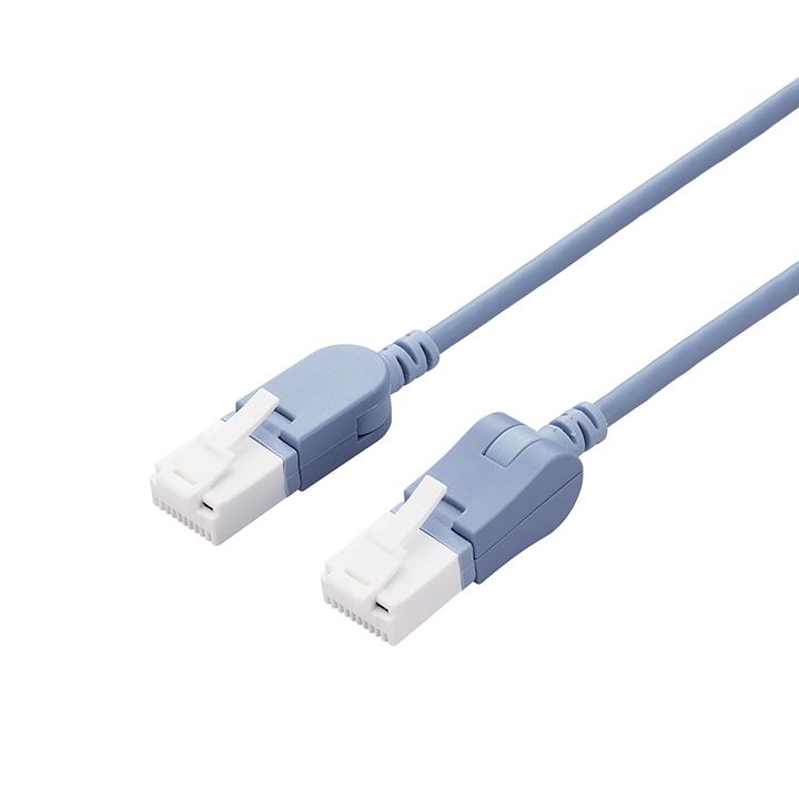 ELECOM（エレコム） Cat6A準拠 LANケーブル スイングコネクター3.0m