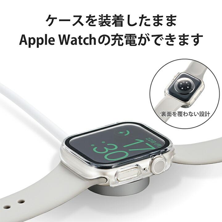 エレコム Apple Watch 41 mm 用 フルカバーケース プレミアム ゴリラ