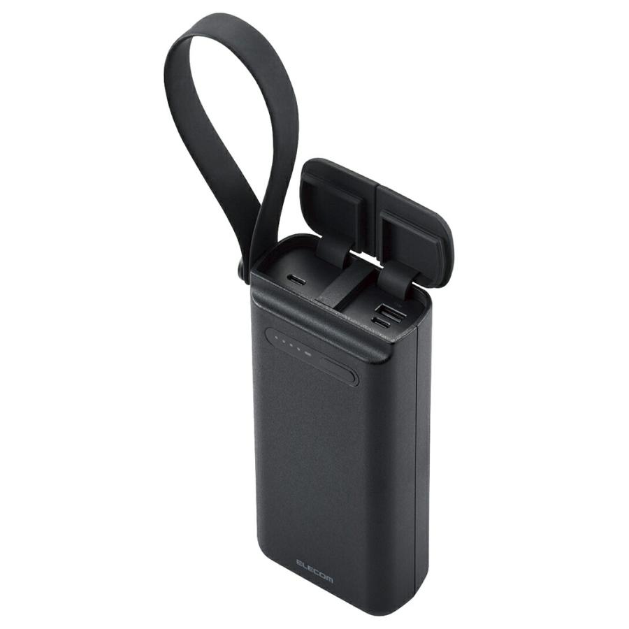 ELECOM（エレコム） モバイルバッテリー 30000mAh リン酸鉄 災害用