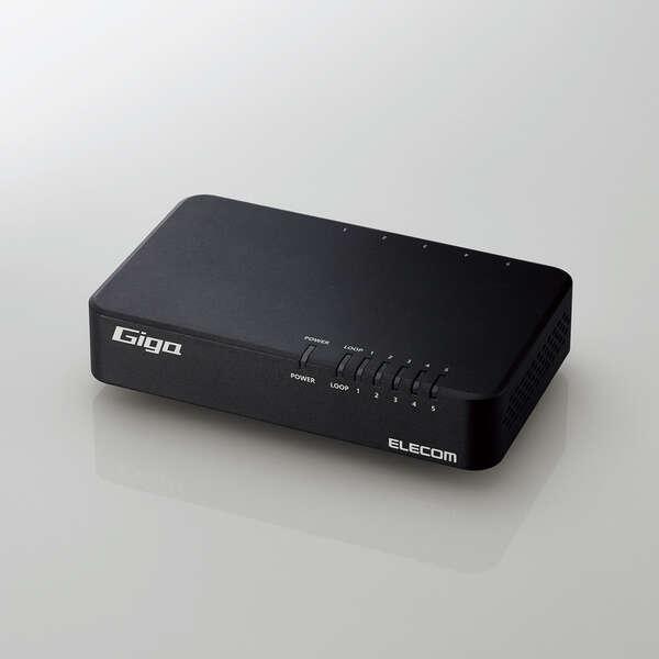 ELECOM（エレコム） Giga対応 スイッチングハブ 5ポートスイッチ プラ