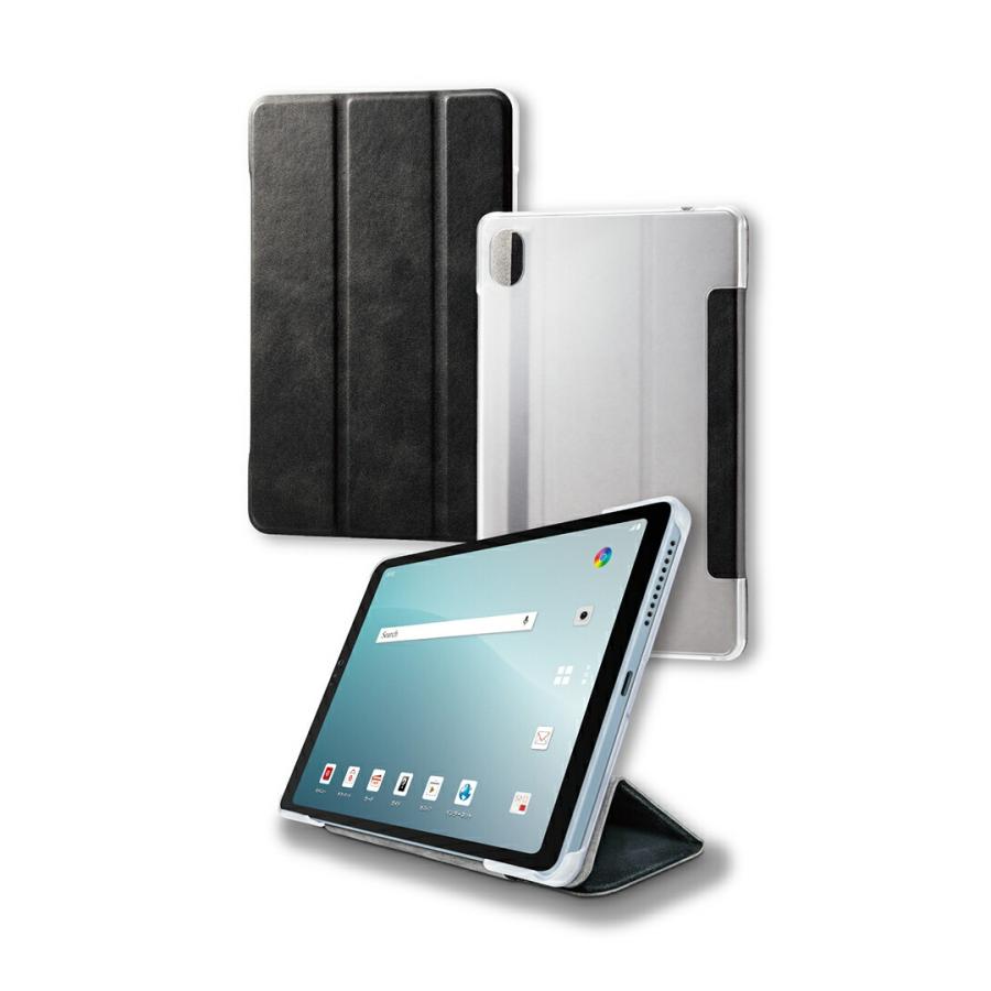 ELECOM（エレコム） dtab Compact d-52C 用 フラップカバー 背面クリア