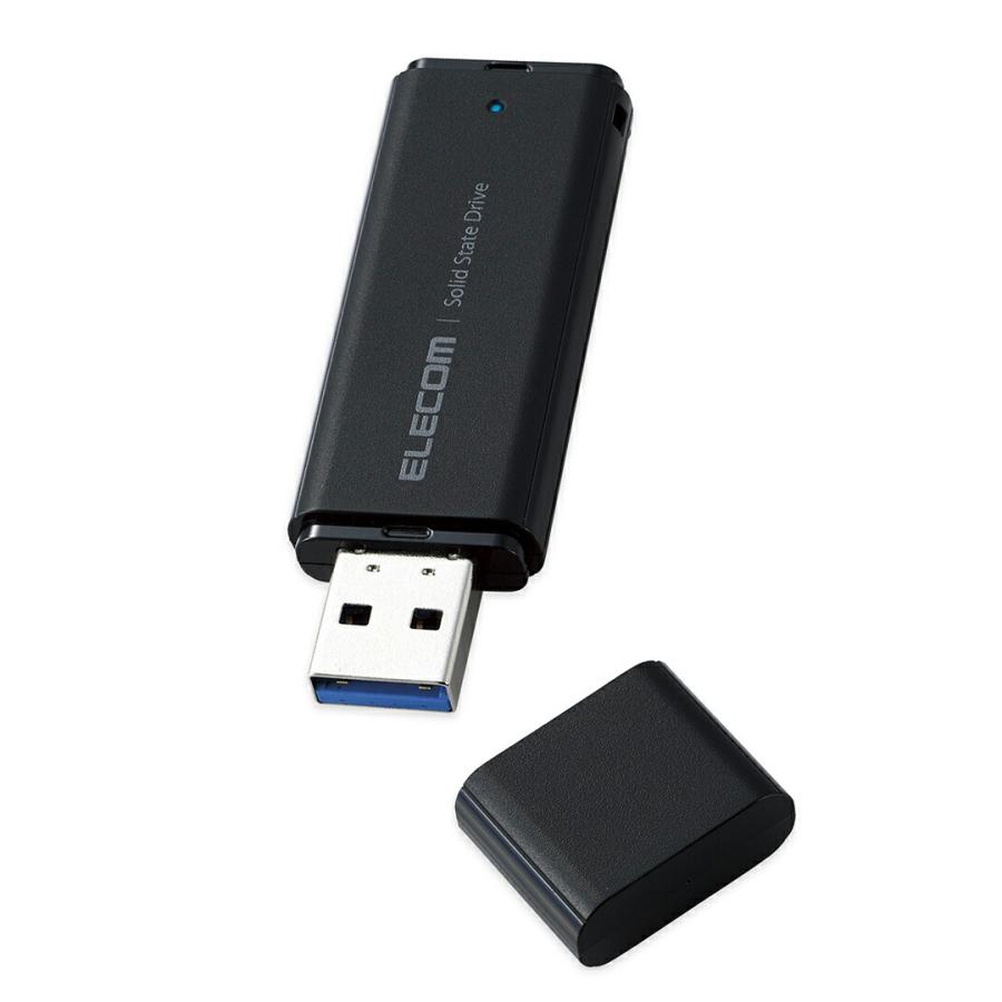 エレコム 超小型 USB3.2 Gen2 外付けポータブルSSD 500GB ELECOM（エレコム） 外付けSSD 500GB 外付け ポータブル SSD Type