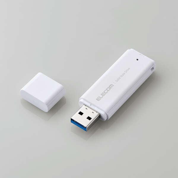 ELECOM（エレコム） 外付け ポータブル SSD キャップ式 USB3.2(Gen2