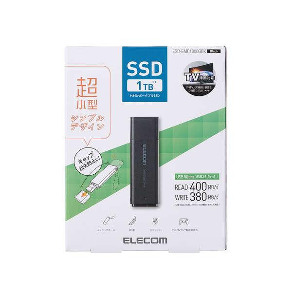 ELECOM（エレコム） 外付け ポータブル SSD キャップ式 USB3.2(Gen2