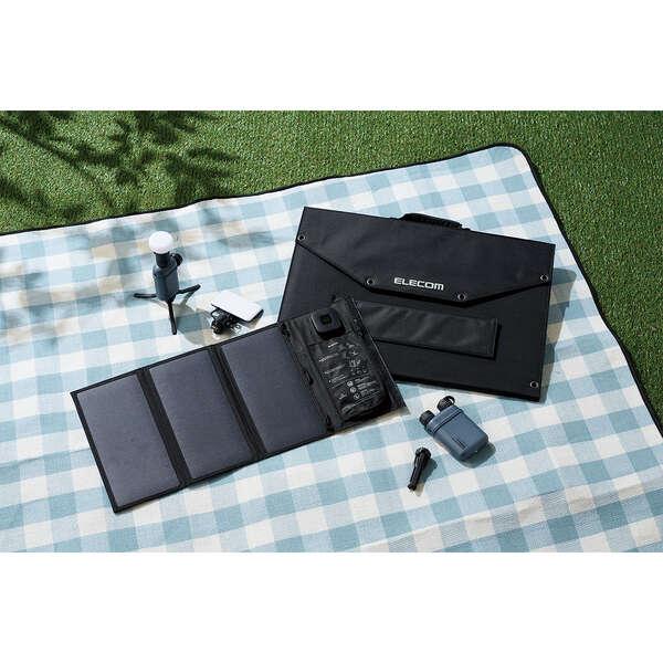 ELECOM（エレコム） ソーラー充電器 災害用 防災 モバイルソーラー