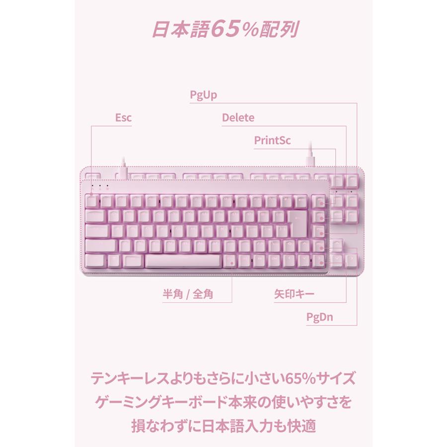 ELECOM エレコム Vcustom ゲーミングキーボード VK300S 銀軸 ELECOM エレコム Vcustom ゲーミングキーボード VK300S 銀軸
