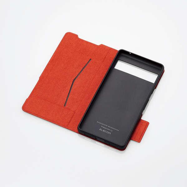 ELECOM Google Pixel 7a 用 ソフトレザーケース 薄型 超軽量 磁石付