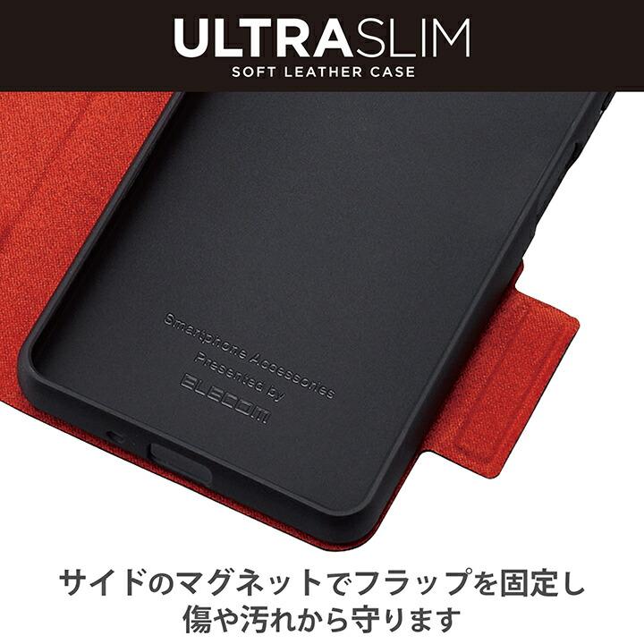 ELECOM（エレコム） Xperia 10 V(SO-52D/SOG11) 用 ソフトレザー
