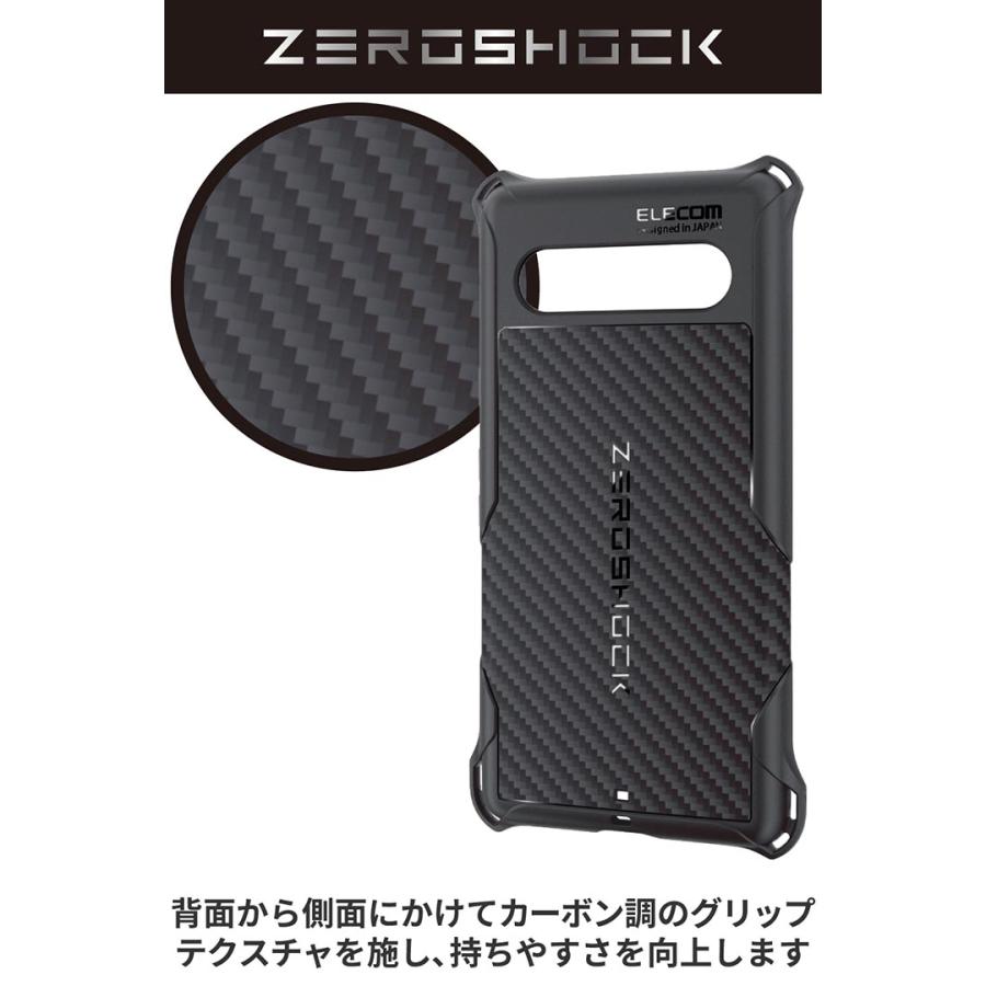 ELECOM（エレコム） Google Pixel 7a 用 ハイブリッドケース ZEROSHOCK