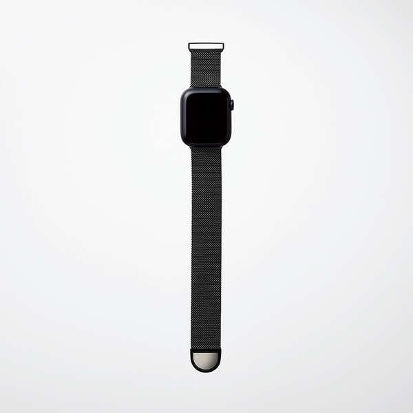 エレコム Apple Watch 用 41mm 40mm 38mm バンド 簡易パッケージでお買い得 ミラネーゼ マグネットバックル ステンレス ベルト ブラック┃AWW41BDSSMBK｜elecom｜05