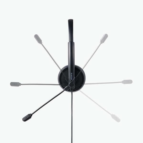 ELECOM（エレコム） 有線ヘッドセット 小型 指向性マイク ノイズ